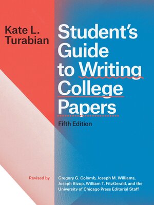 cover image of Student's Guide to Writing College Papers